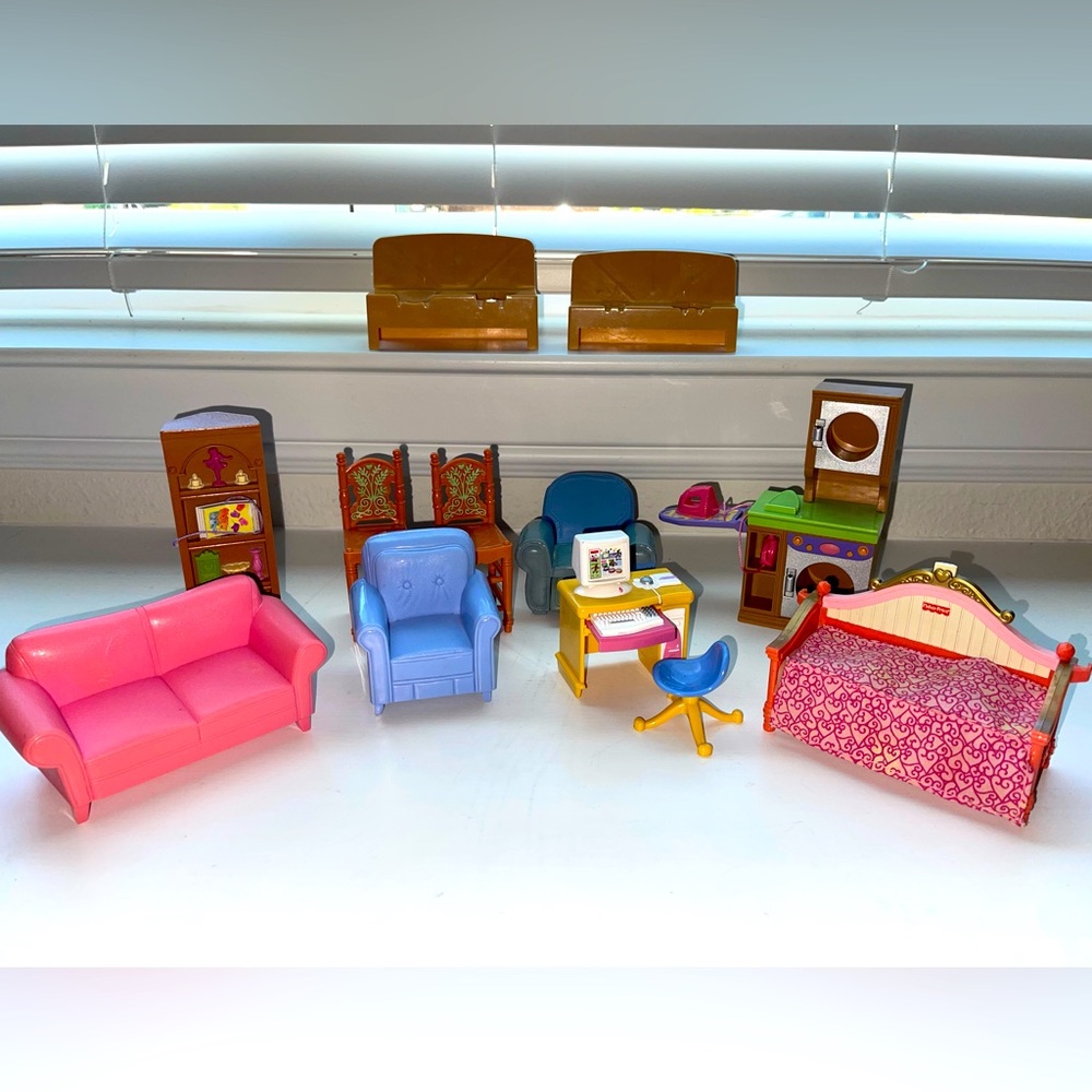 Fisher Price Vintage 2004 Loving Family Dollhouse‎ Furniture/ Accessories